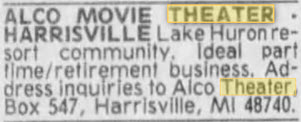 Alco Theatre - May 22 1988 For Sale (newer photo)